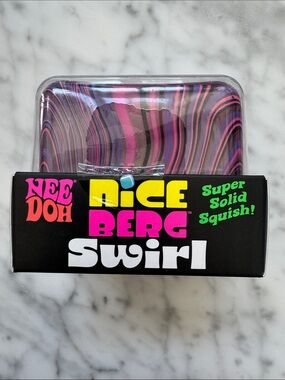 Nice Berg Swirl Kids Squish Toy - Pink & Purple